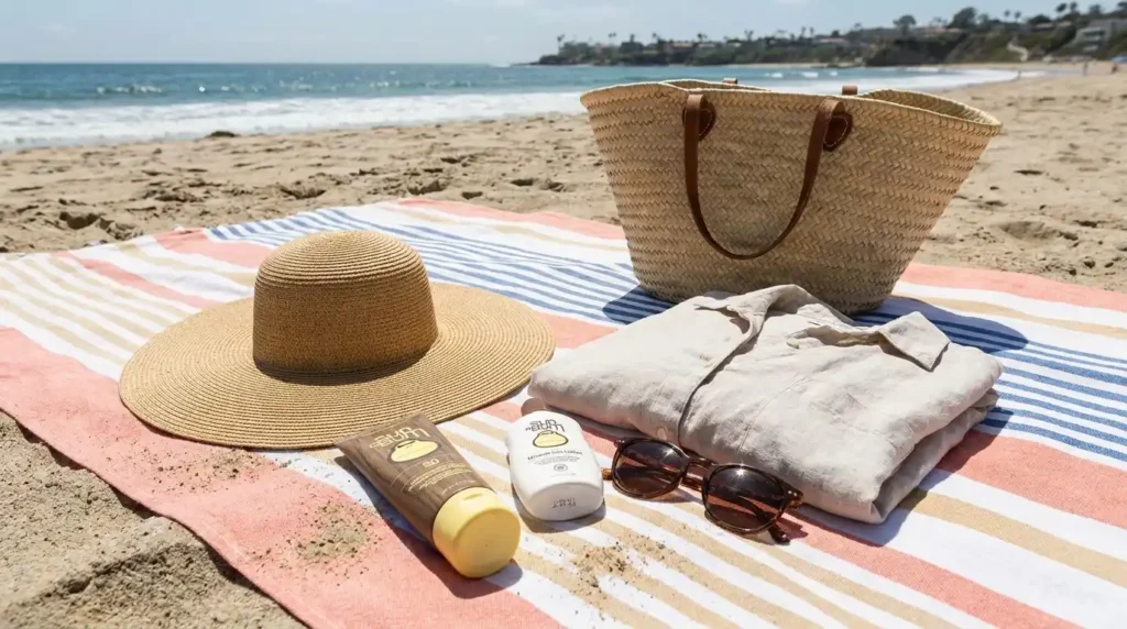 What to Wear to the Beach as a Plus Size Petite Woman Over 50 (Confident Looks That Work) 6 what to wear to the beach plus size petite over 50