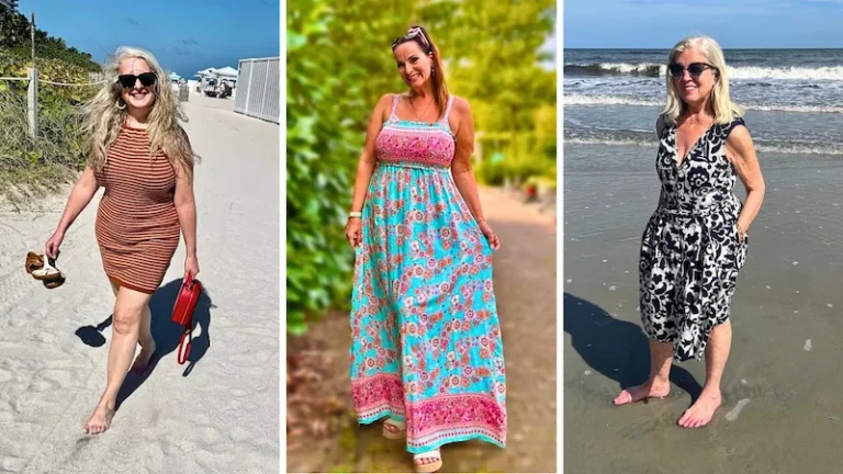 Florida outfits for plus size petite women over 50