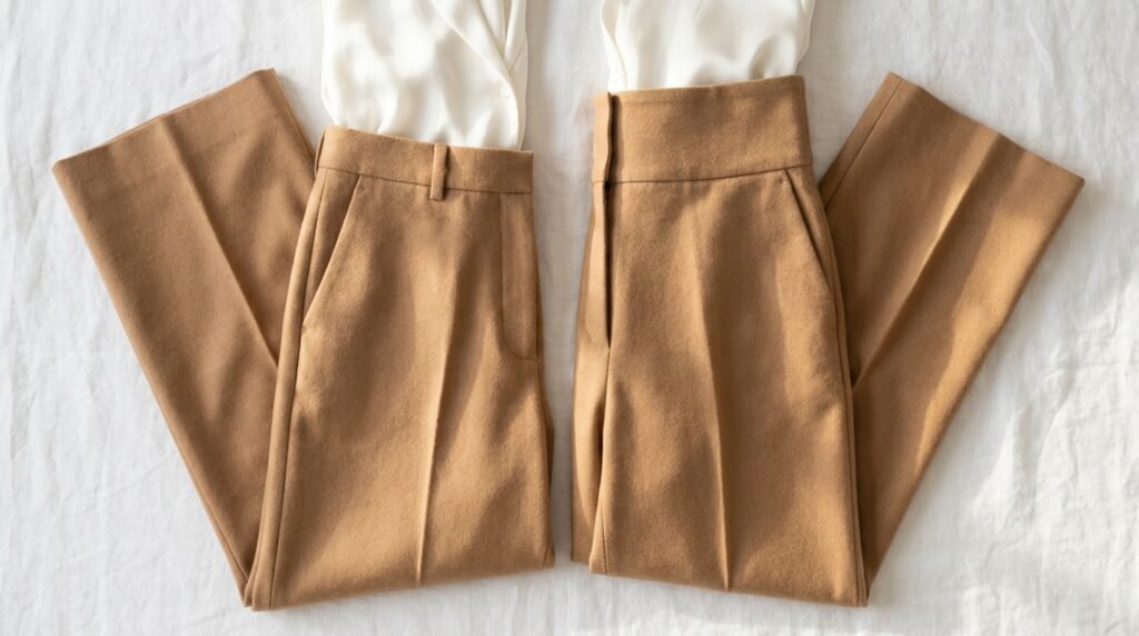 How to Wear Wide Leg Pants as a Plus Size Petite Woman Over 50 3 how to wear wide leg pants plus size petite over 50