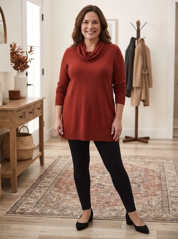 How to Dress Up Leggings for a Christmas Party Over 50 and Still Feel Comfy 7 how to dress up leggings for christmas party over 50