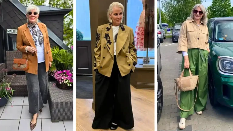 camel and tan outfits for plus size petite women over 50