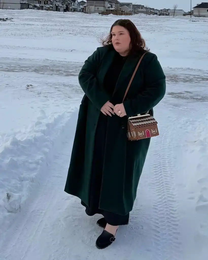 cozy winter outfits for plus size petite women over 50