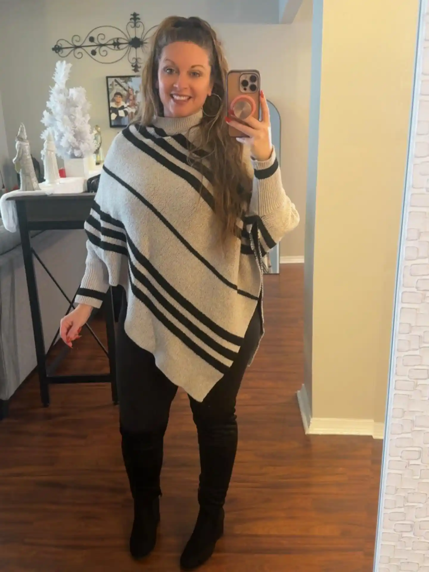 cozy winter outfits for plus size petite women over 50