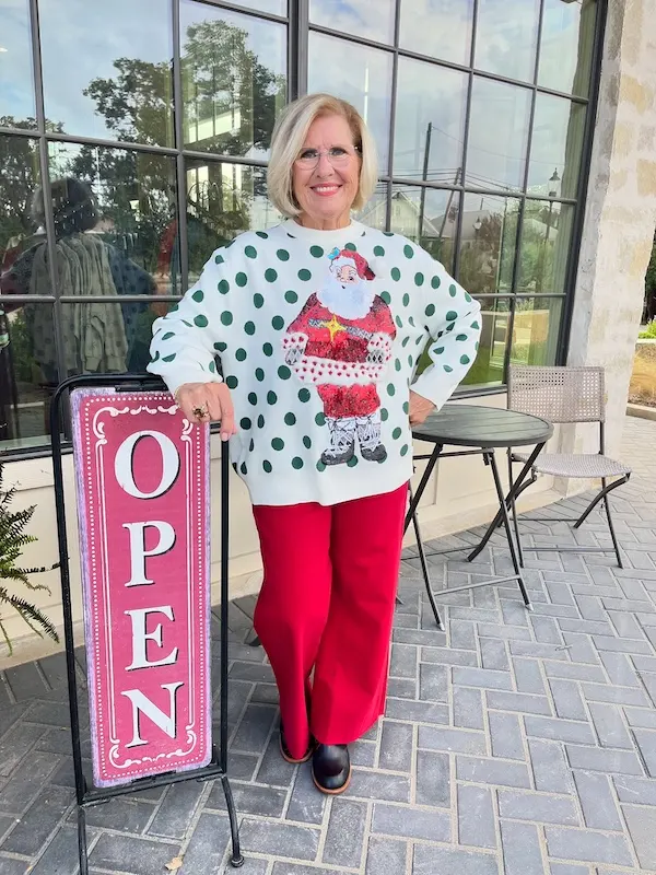 20 Ugly Christmas Sweater Party Outfits for Plus Size Women Over 50 20 ugly christmas sweater party outfits for plus size women over 50
