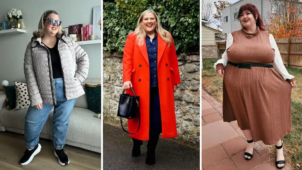 Plum And Poise - Style, Fit & Confidence! 6 cold weather outfits for plus size petite women over 50