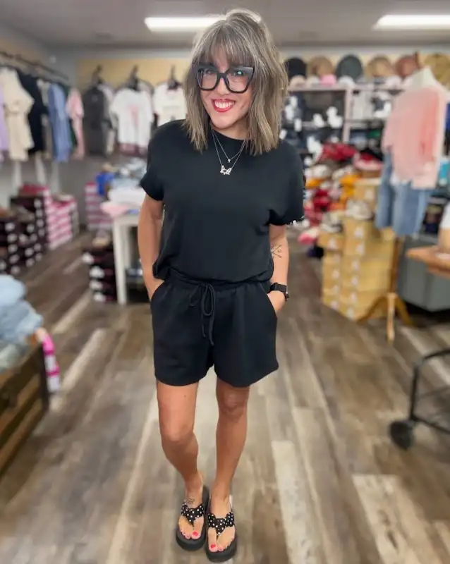 matching set outfits for plus size petite women over 50