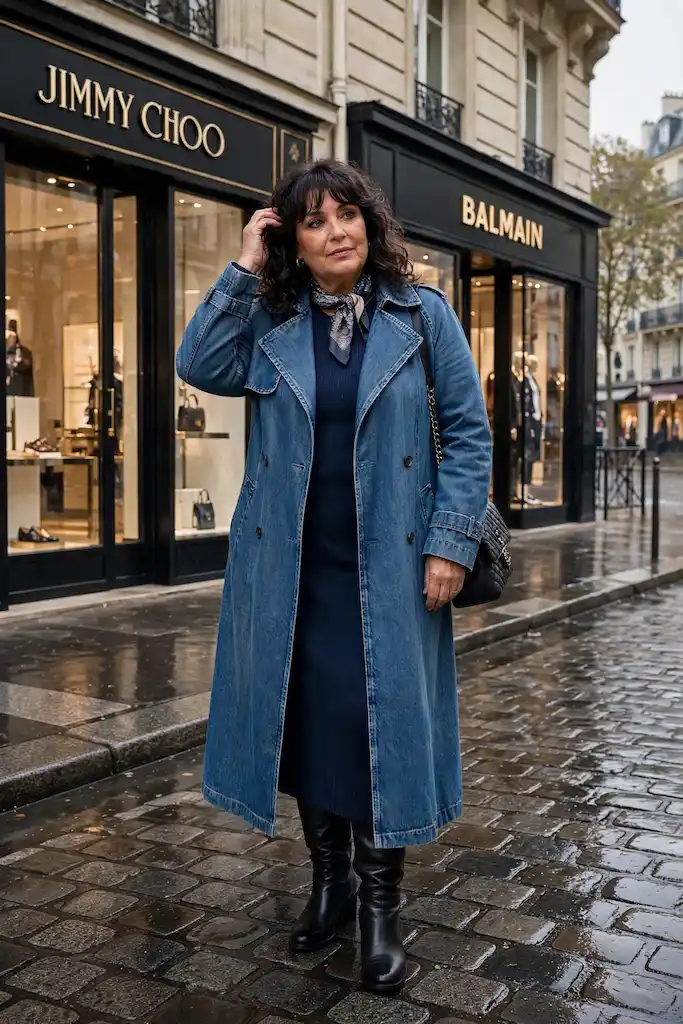 17 Trench Coat Outfits for Plus Size Petite Women Over 50 11 trench coat outfits for plus size petite women over 50