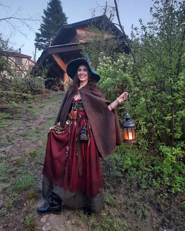 petite plus size witch hat and cape outfit ideas