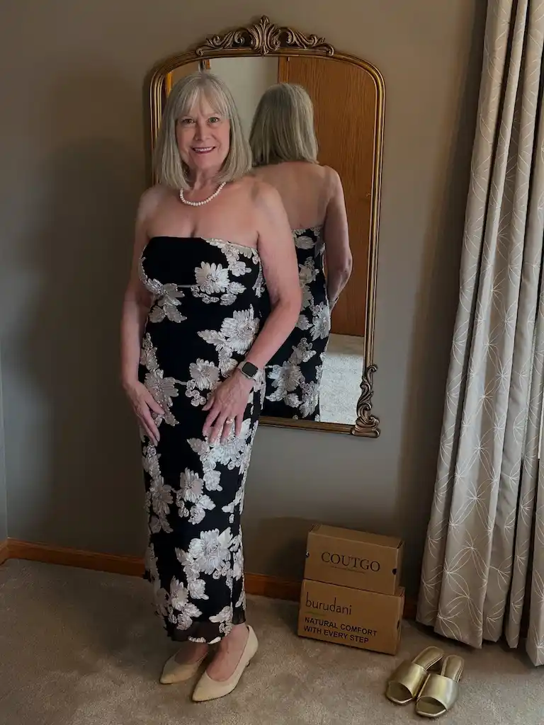 cocktail outfits for plus size petite women over 50