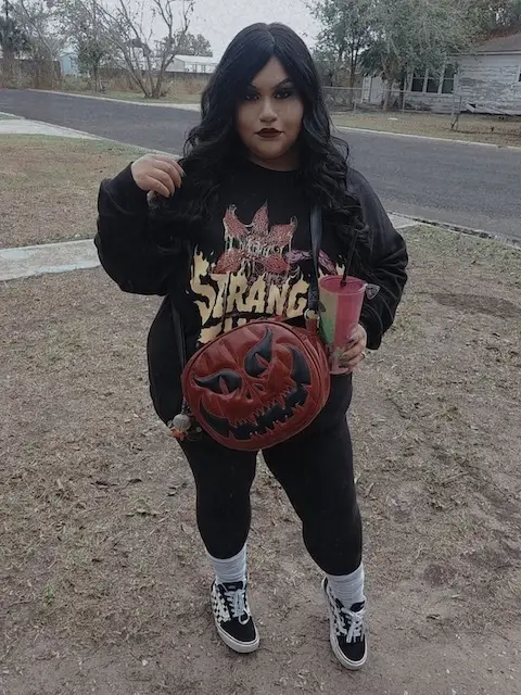 non-costume cozy halloween outfit ideas for women over 50