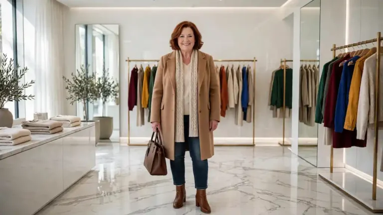 how to build a winter capsule plus size petite over 50