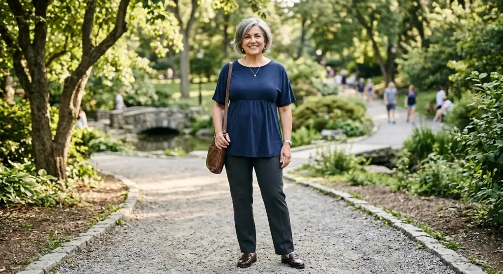 How to Dress a Menopause Belly as a Plus Size Petite Woman Over 50 8 how to dress a menopause belly plus size petite over 50