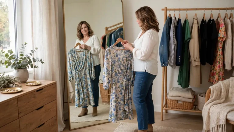 how to dress a menopause belly plus size petite over 50
