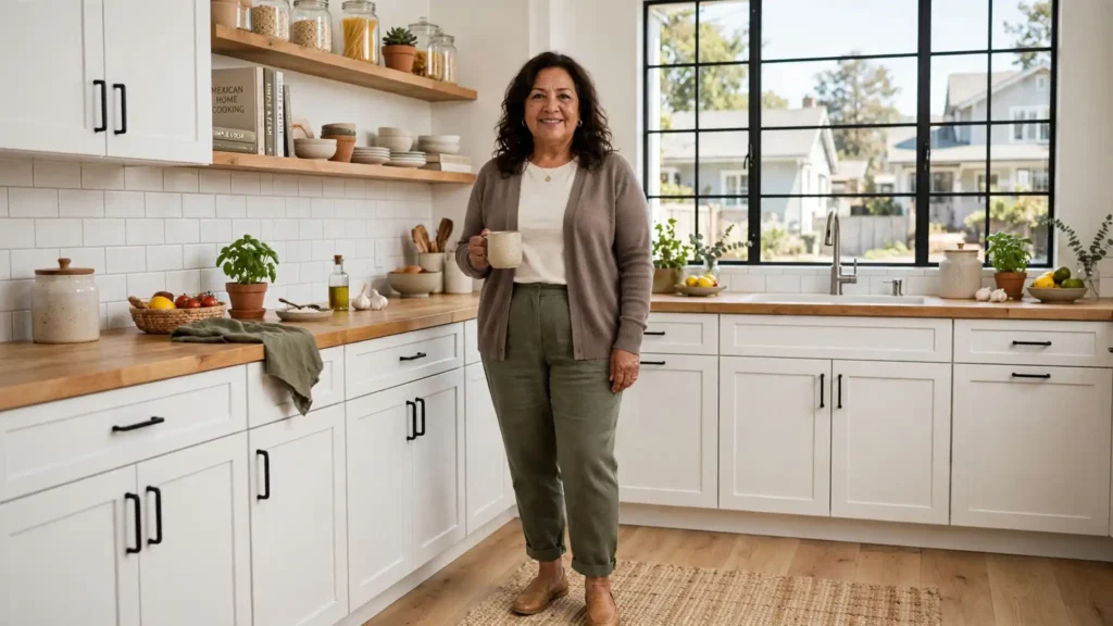 how to stay warm and stylish plus size petite over 50