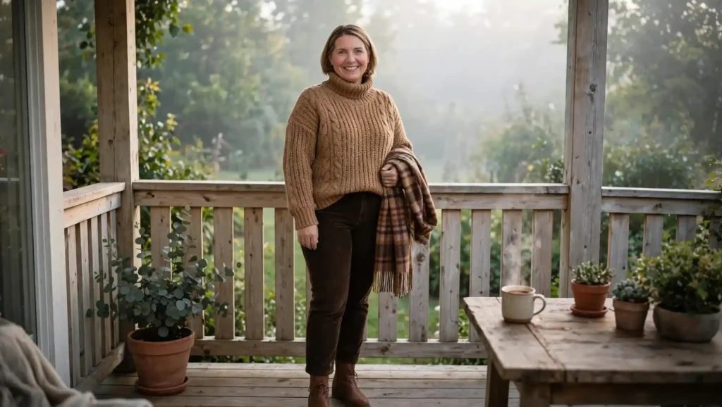 How to Transition Your Wardrobe Into Fall as a Plus Size Petite Woman Over 50 3 how to transition wardrobe to fall plus size petite over 50