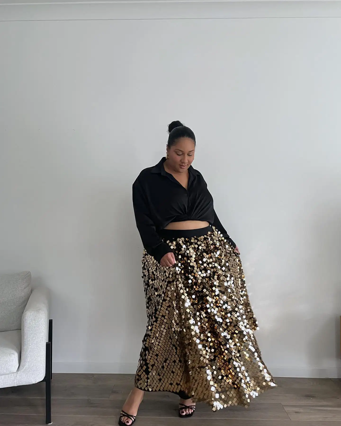 sparkly new years eve tops for plus size women over 50