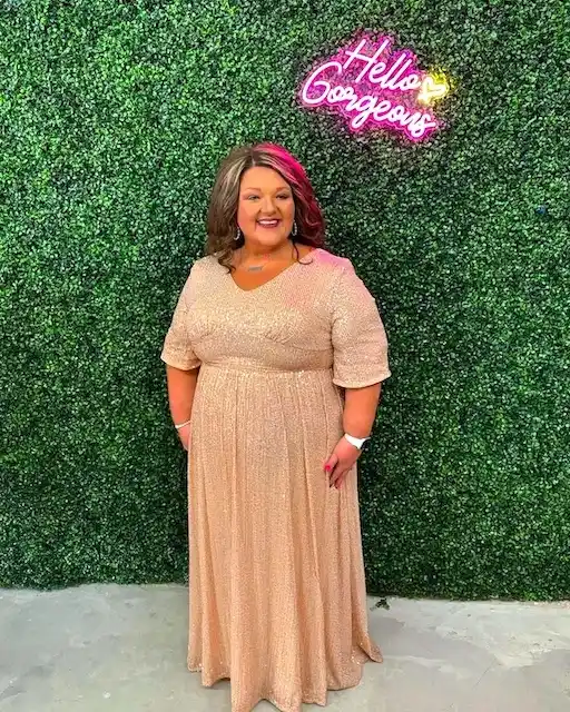 sparkly new years eve tops for plus size women over 50
