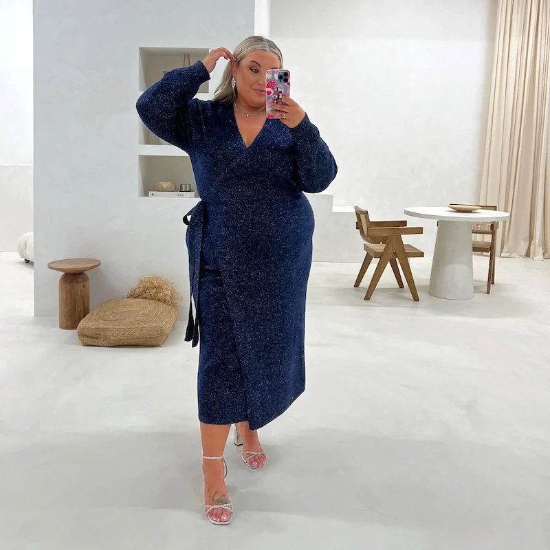 sparkly new years eve tops for plus size women over 50