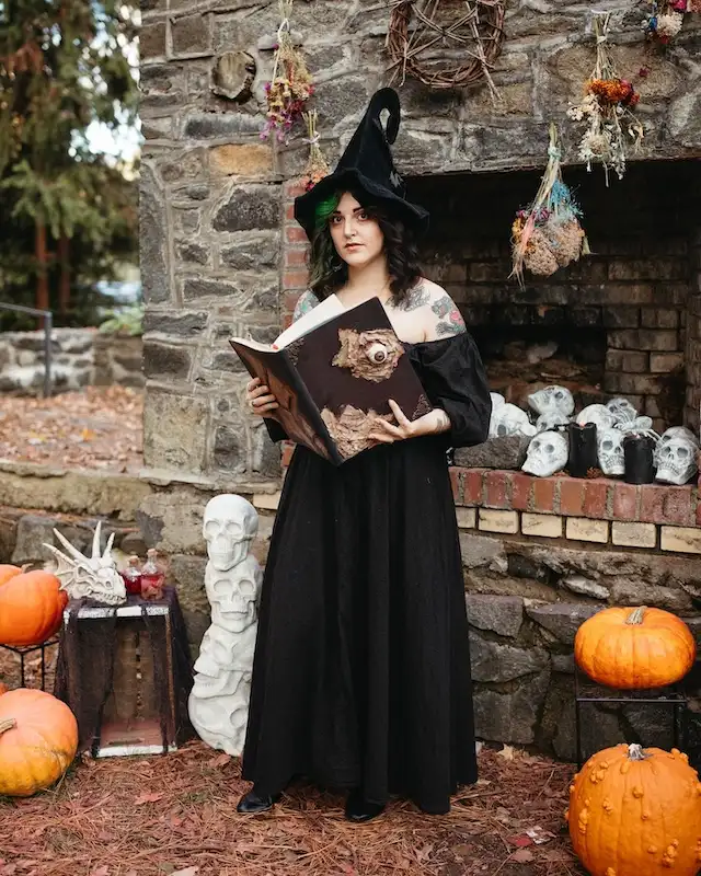 non-costume cozy halloween outfit ideas for women over 50