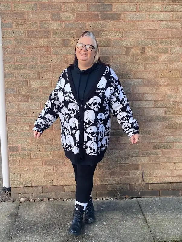non-costume cozy halloween outfit ideas for women over 50