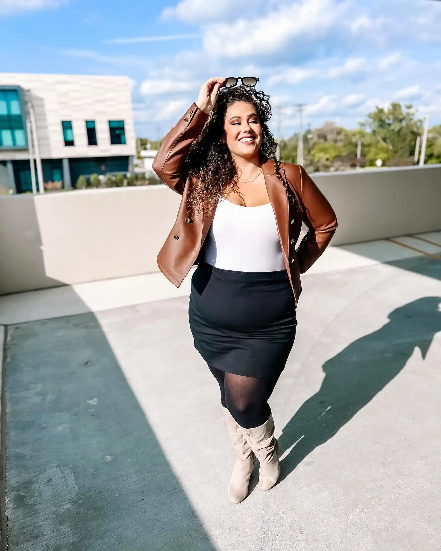 jacket outfits for plus size petite women over 50