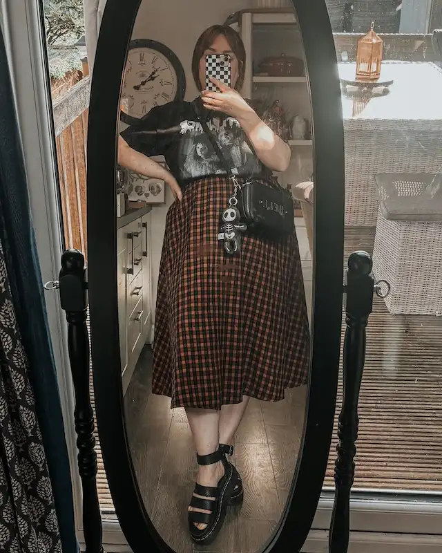 non-costume cozy halloween outfit ideas for women over 50