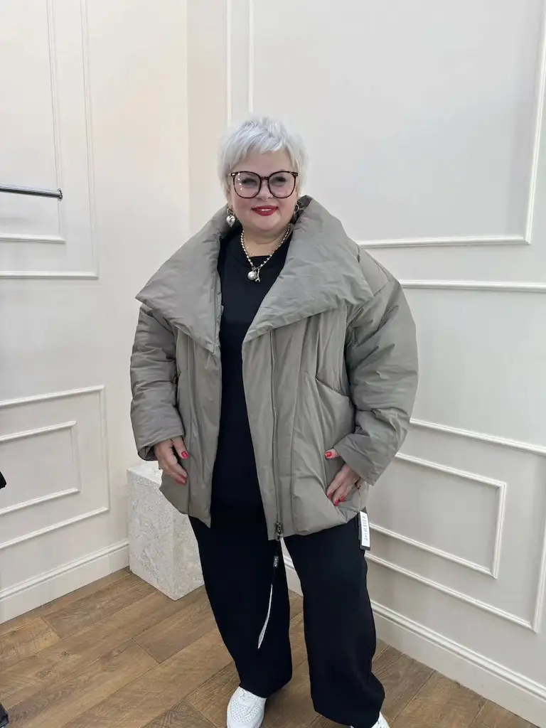 18 Puffer Jacket Outfits for Plus Size Petite Women Over 50 That Aren't Bulky 2 puffer jacket outfits for plus size petite women over 50