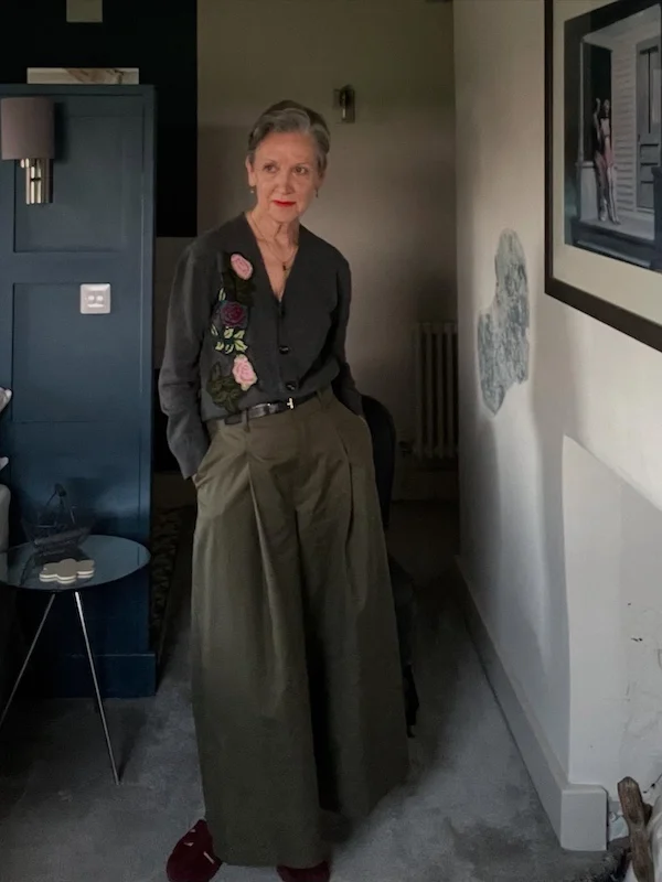 wide leg pants outfits for plus size petite women over 50