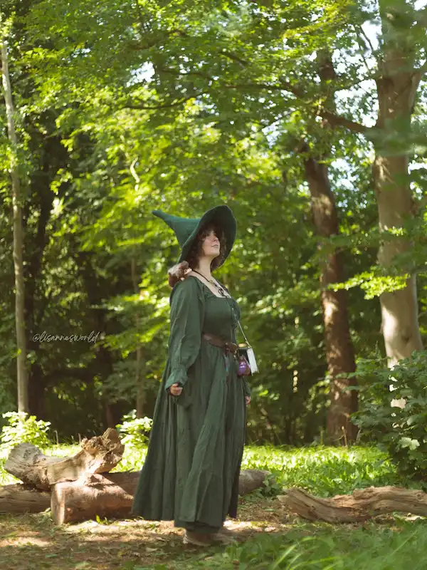 petite plus size witch hat and cape outfit ideas