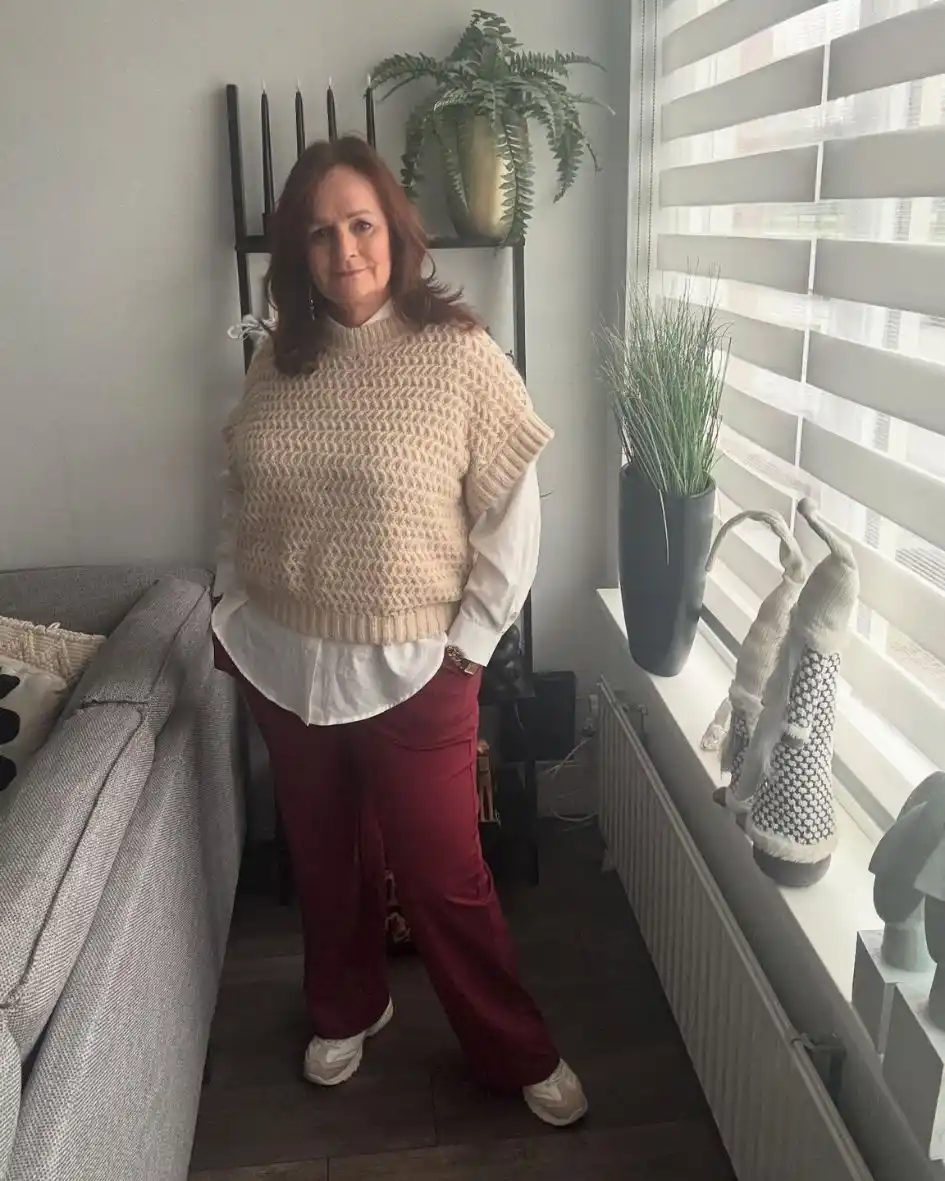 camel and tan outfits for plus size petite women over 50