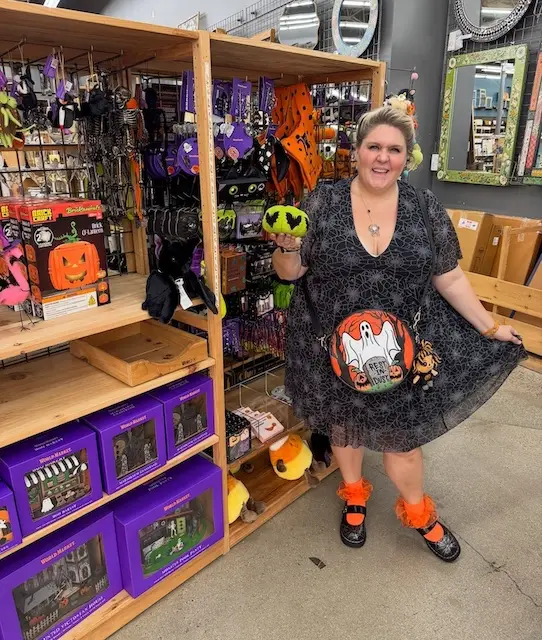 non-costume cozy halloween outfit ideas for women over 50