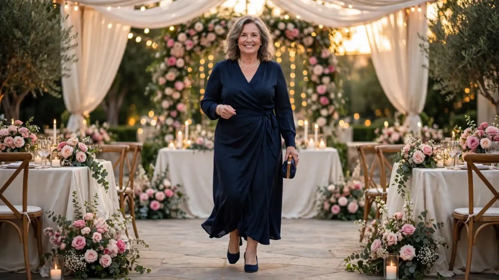 what to wear to a wedding plus size petite over 50