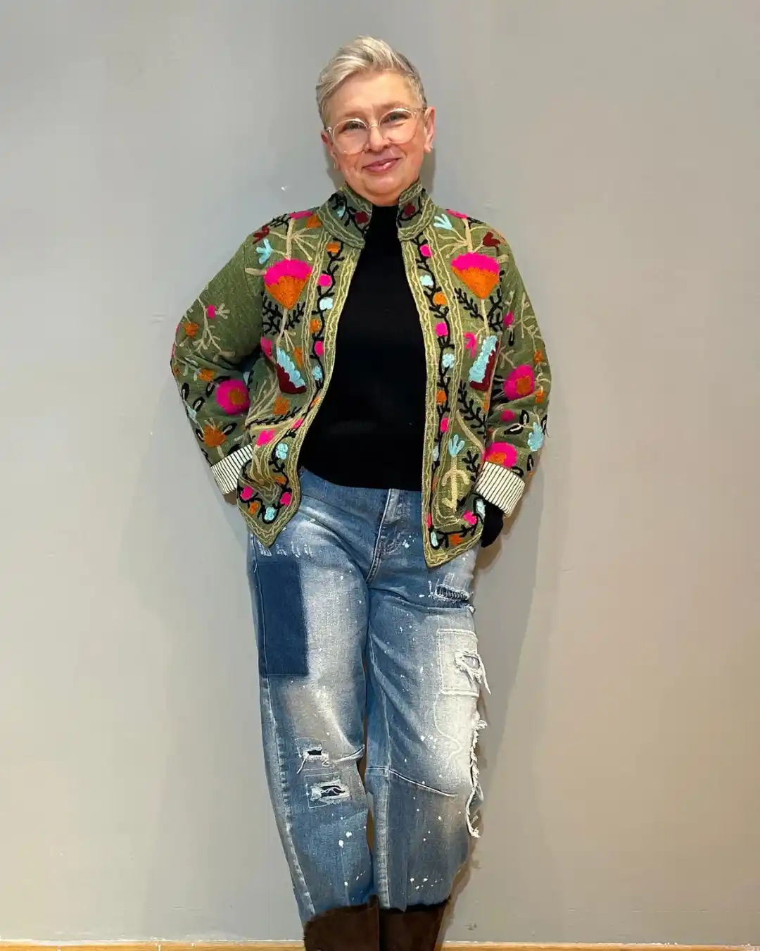 jacket outfits for plus size petite women over 50