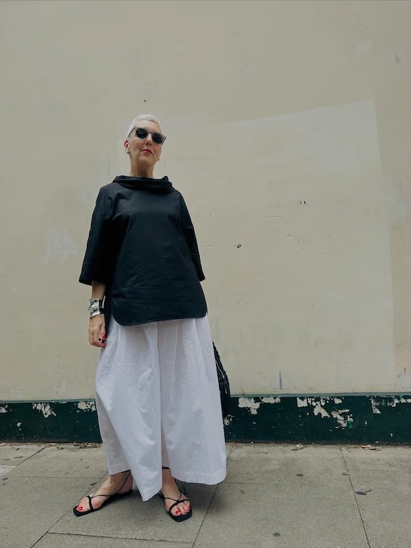 wide leg pants outfits for plus size petite women over 50