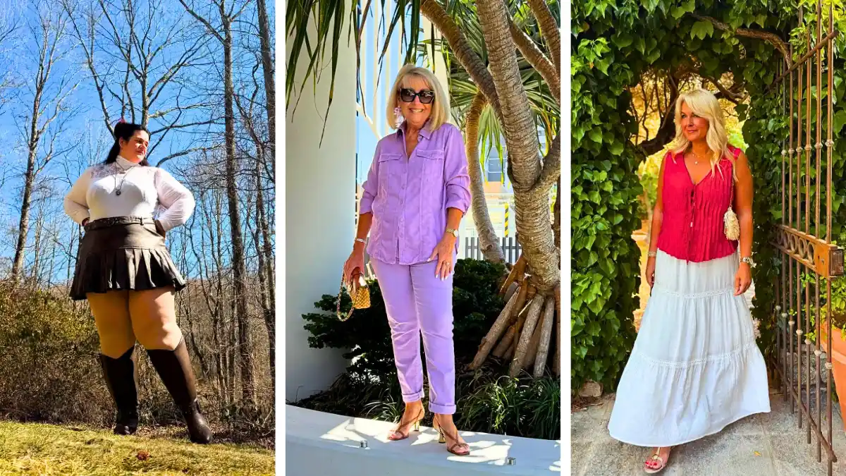 outfits that make you look taller plus size petite over 50
