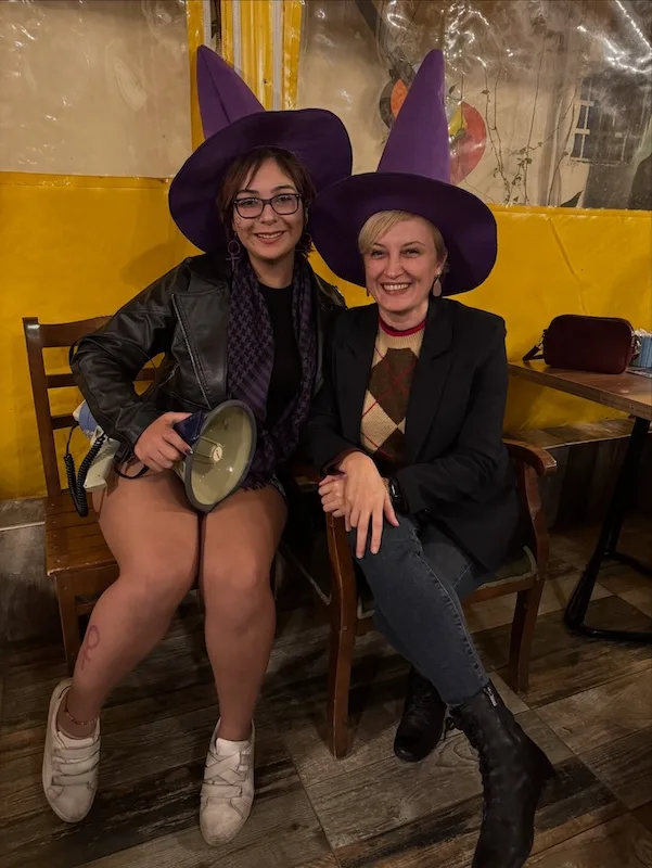 non-costume cozy halloween outfit ideas for women over 50