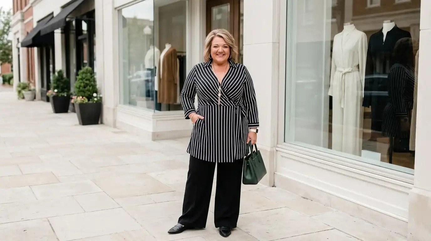 What to Wear When You Are Plus Size Petite Over 50: Honest Advice That Works 4 plus size petite wear - Edited