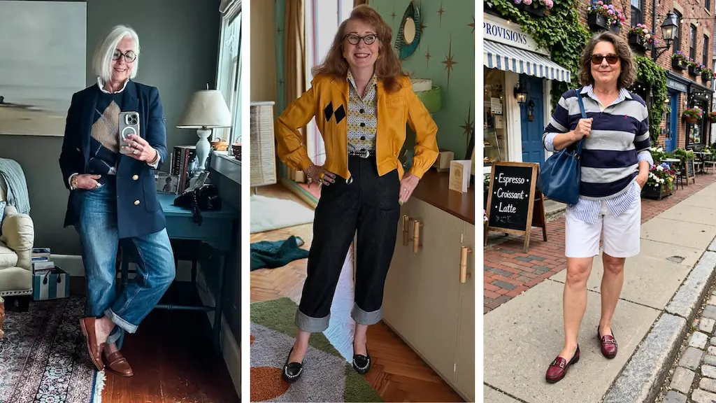 Plum And Poise - Style, Fit & Confidence! 12 preppy outfits for plus size petite women over 50