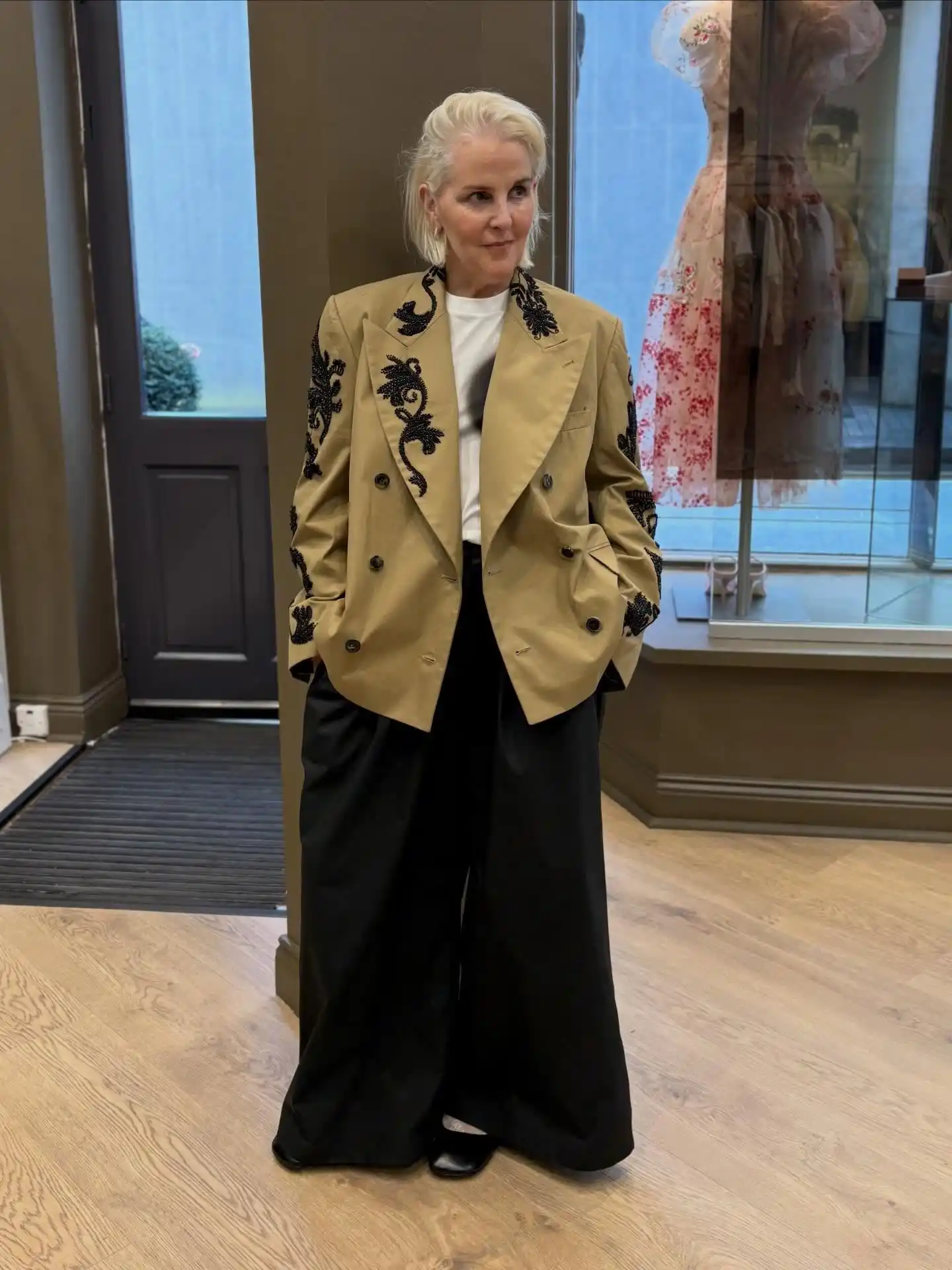 camel and tan outfits for plus size petite women over 50