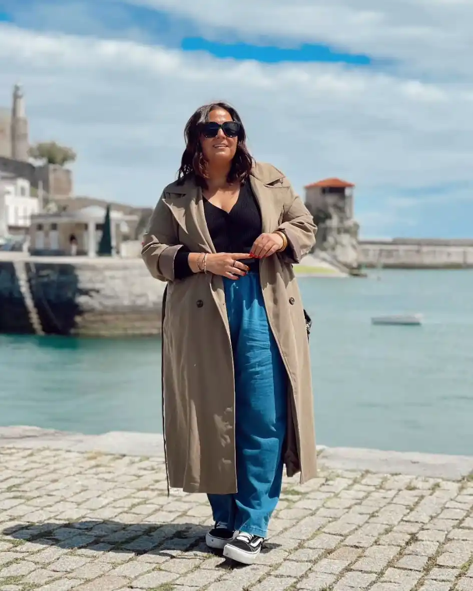 camel and tan outfits for plus size petite women over 50