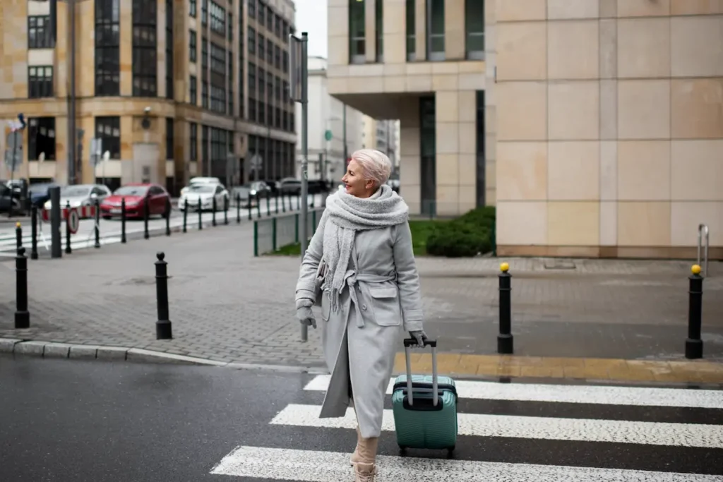 how to layer clothes plus size petite women over 50 in winter