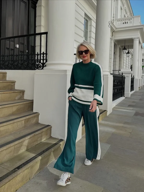 wide leg pants outfits for plus size petite women over 50
