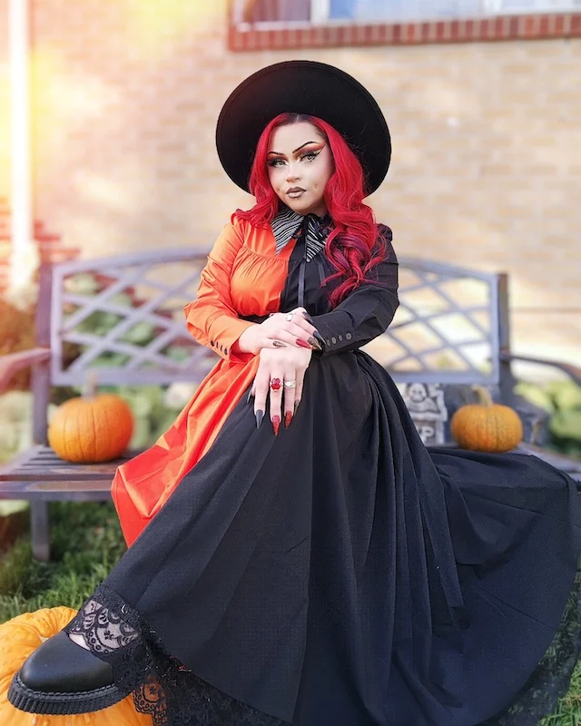 non-costume cozy halloween outfit ideas for women over 50