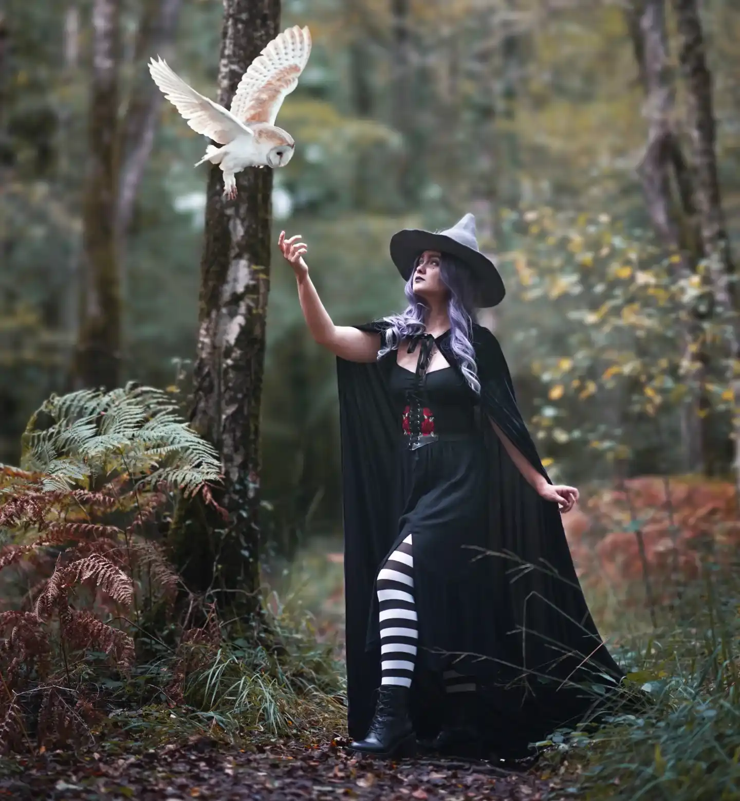 petite plus size witch hat and cape outfit ideas