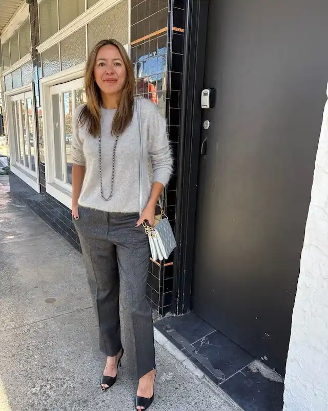 sweater outfits for plus size petite women over 50