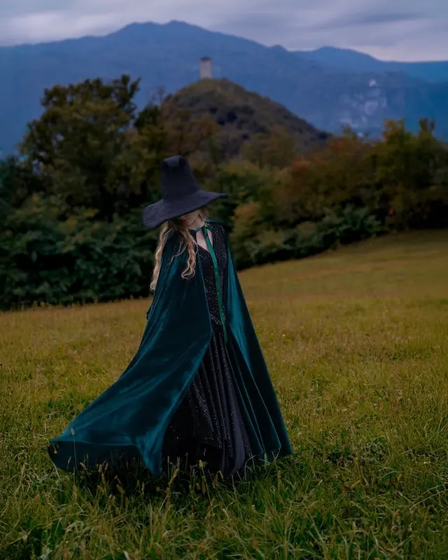 petite plus size witch hat and cape outfit ideas