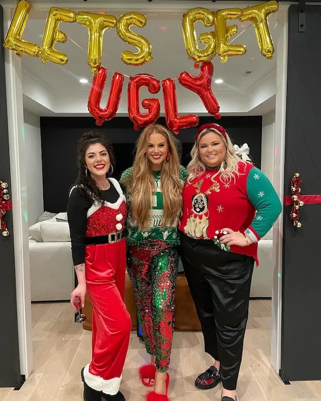 20 Ugly Christmas Sweater Party Outfits for Plus Size Women Over 50 21 ugly christmas sweater party outfits for plus size women over 50
