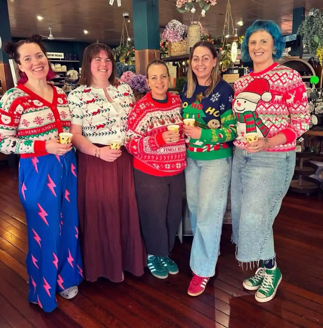 20 Ugly Christmas Sweater Party Outfits for Plus Size Women Over 50 4 ugly christmas sweater party outfits for plus size women over 50