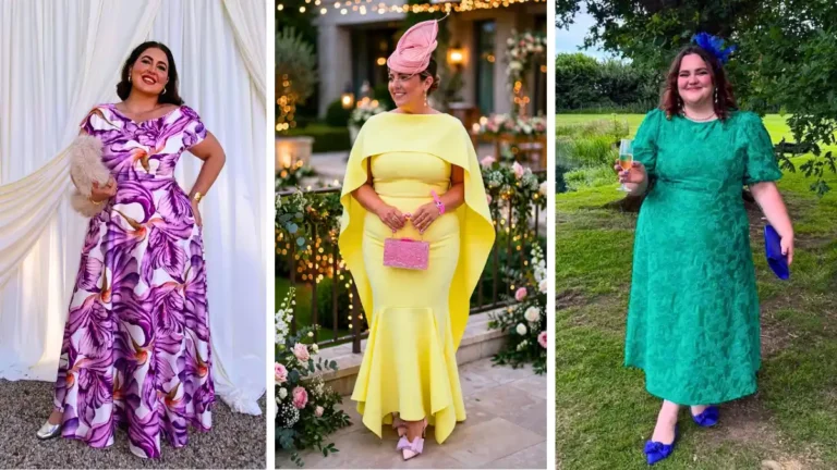 wedding guest outfits for plus size petite women over 50