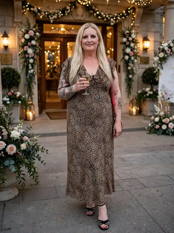 wedding guest outfits for plus size petite women over 50